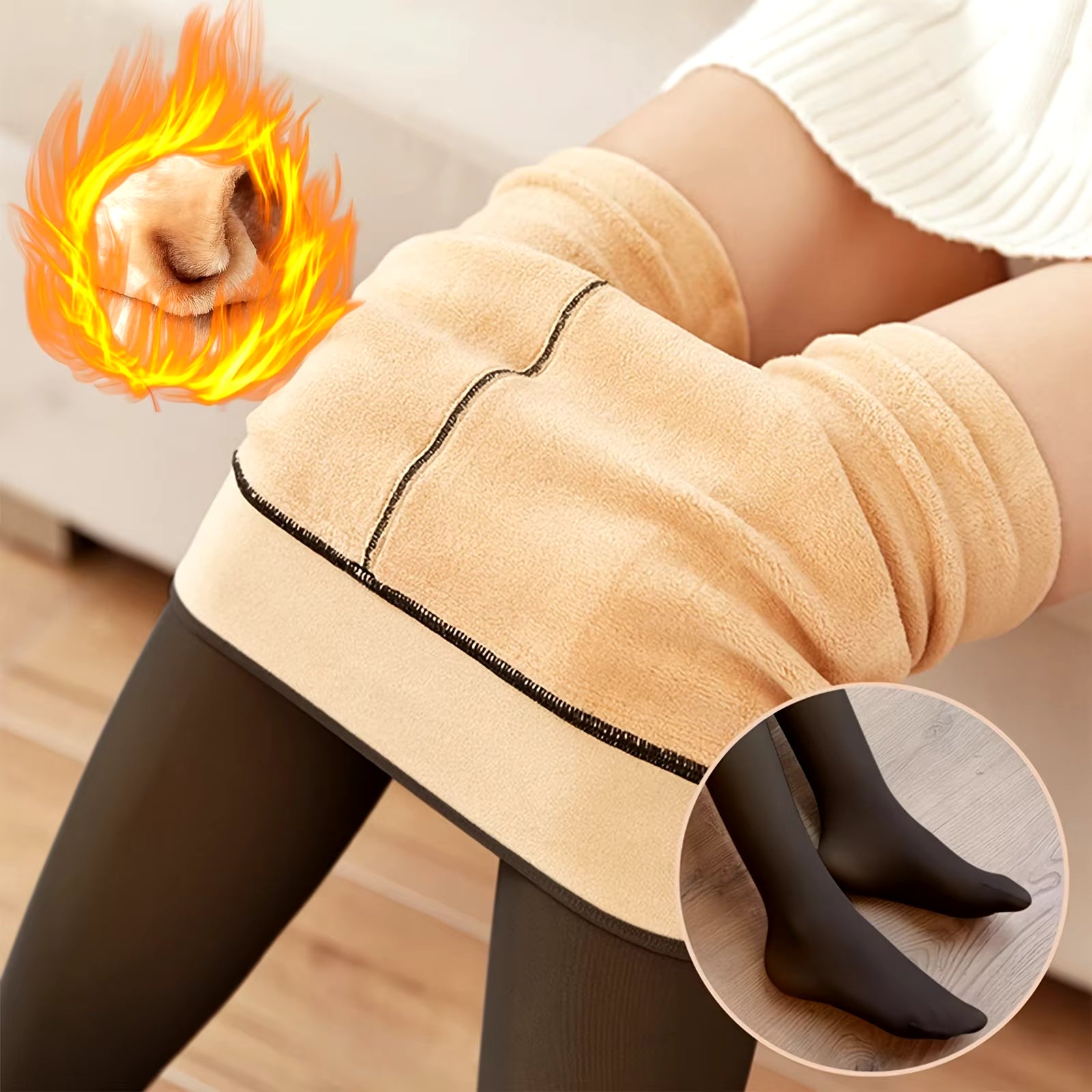 Collant Foderati in pile leggeri